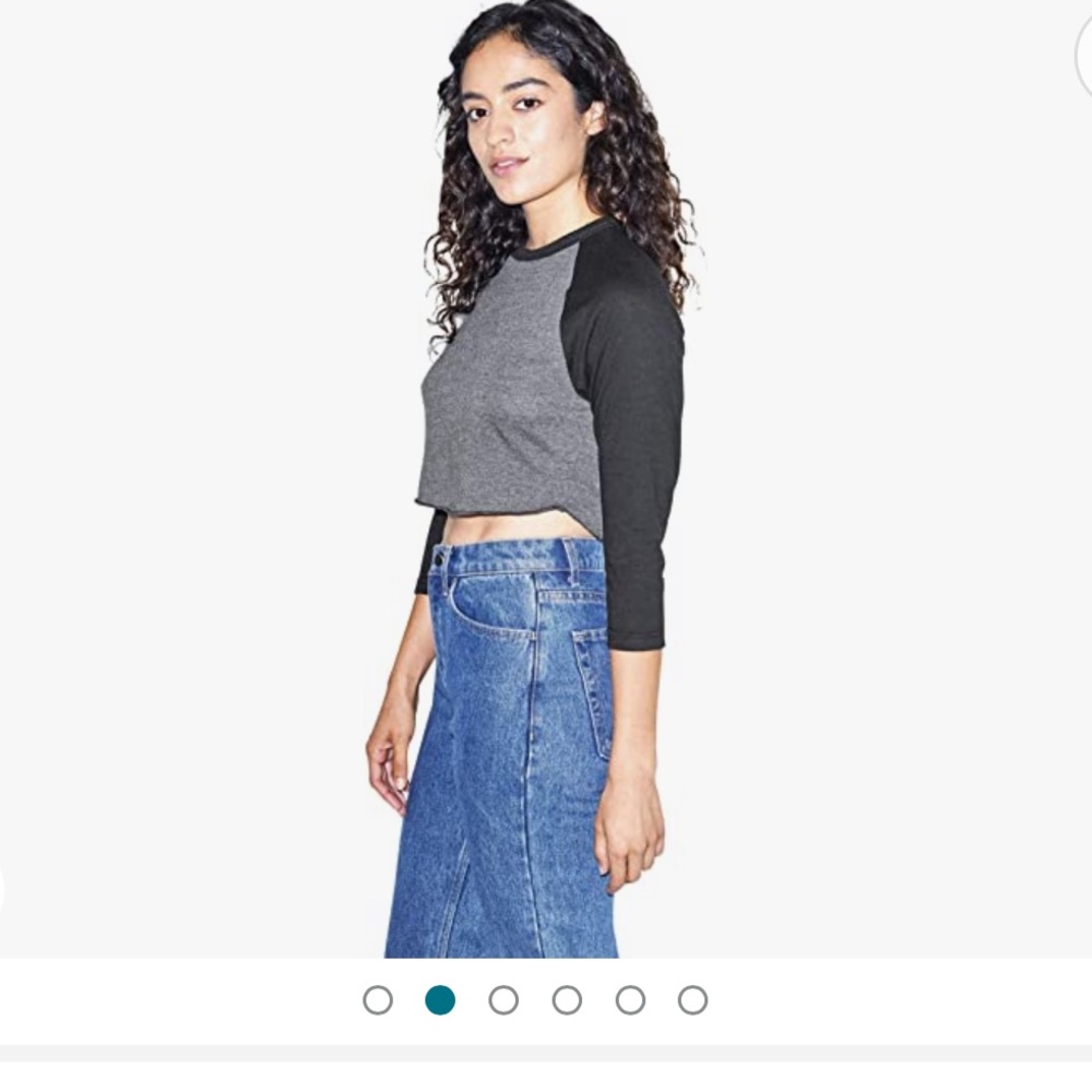 American apparel cropped raglan top - Picture 3 of 6